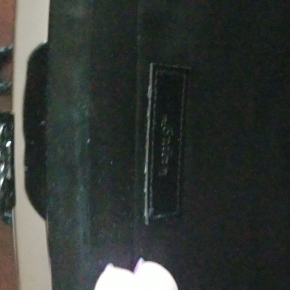 Apt 9 Black Satin Clutch With Hidden Strap - Picture 7 of 8